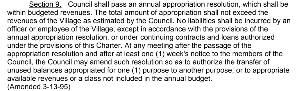 Pam Hansen and David Goldberg who are both candidates for village of franklin trustee voted to violate this law, illegally approving a budget with revenue less than expenses.  headlee rollback ballot proposal initiative november 8 vote Michigan