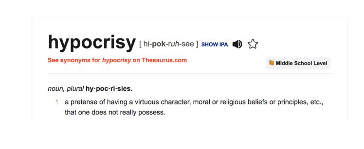 Do as I Say, Not as I&nbsp;do