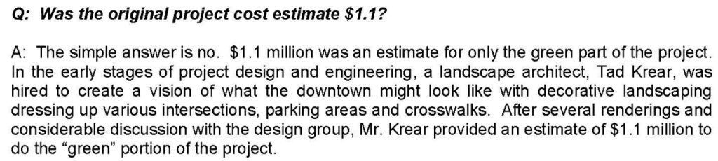 Propaganda most likely pushed by Pam Hansen, and likely supported by michael seltzer, david goldberg, mark Hanke all Franklin village trustees