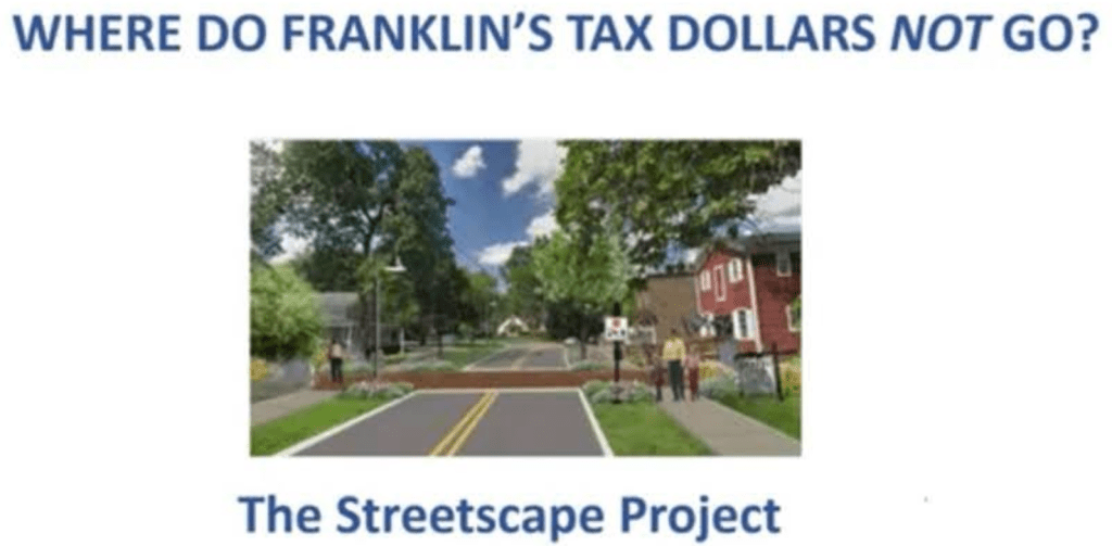 Village of Franklin Michigan headlee override November 8 tax increase general fund  pam hansen david goldberg
