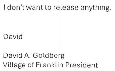 franklin village chooses to hide racism, age discrimination, bullying, unprofessional behavior, hostile, nightmare
