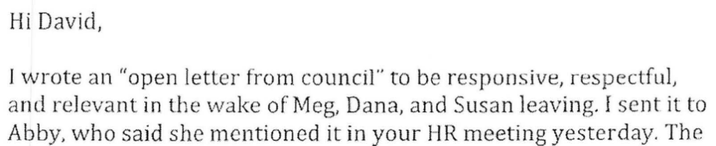 lawyer attorney angelina sulaka tries to lie to villagers to hide that everyone quit due to her hostile, racist, age discrimination, bully, attack, disrespect