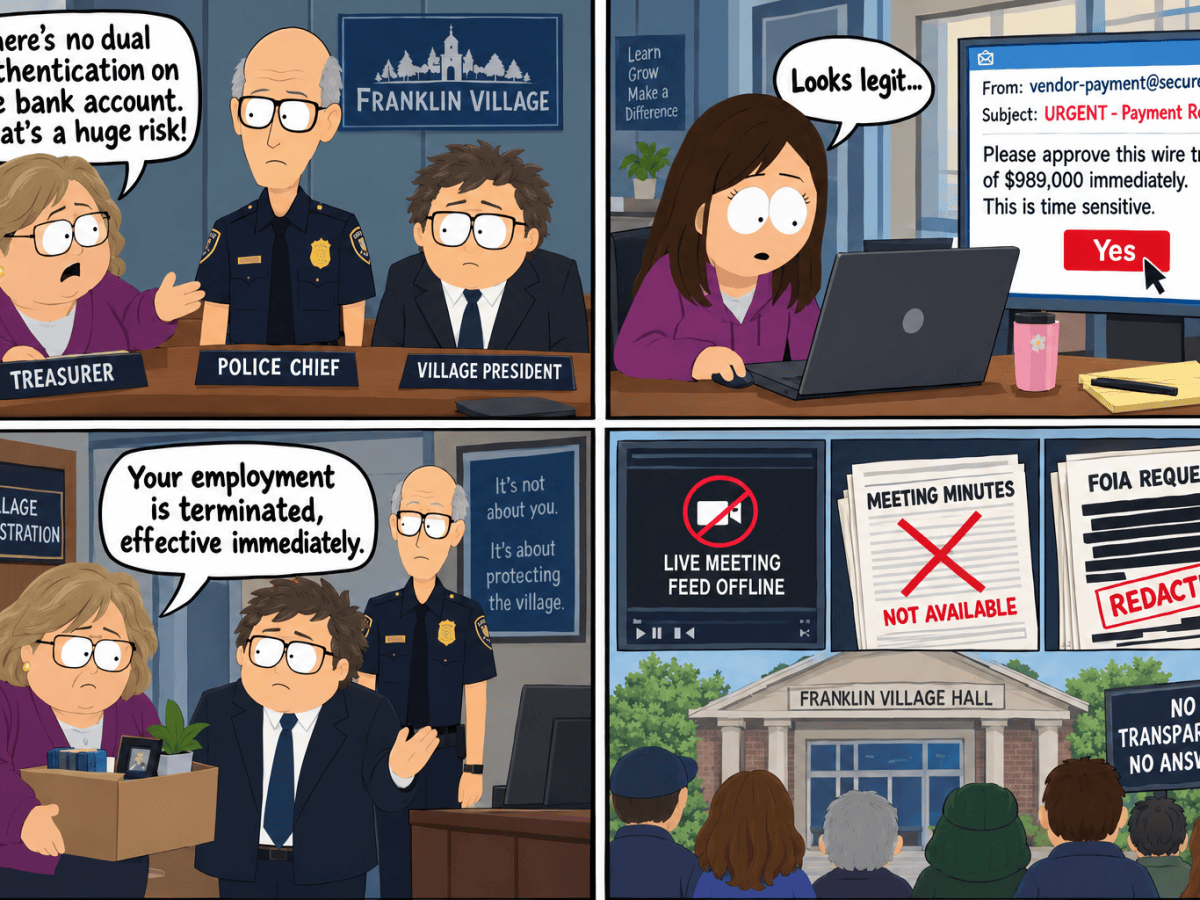 Phishing Scam Exposes Legal Violations in Village&nbsp;Finances